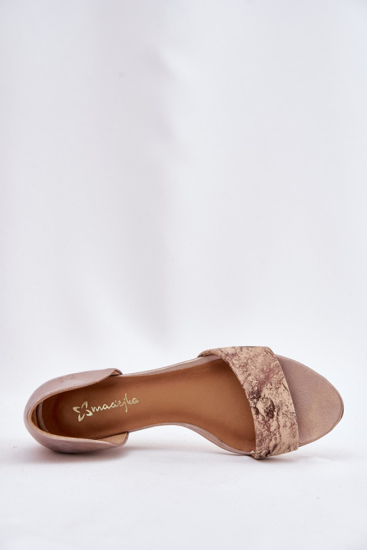 Moteriškos basutės Tai turiciejka 01971-71 aukso spalvos Moteriškos basutės Tai turiciejka 01971-71 aukso spalvos