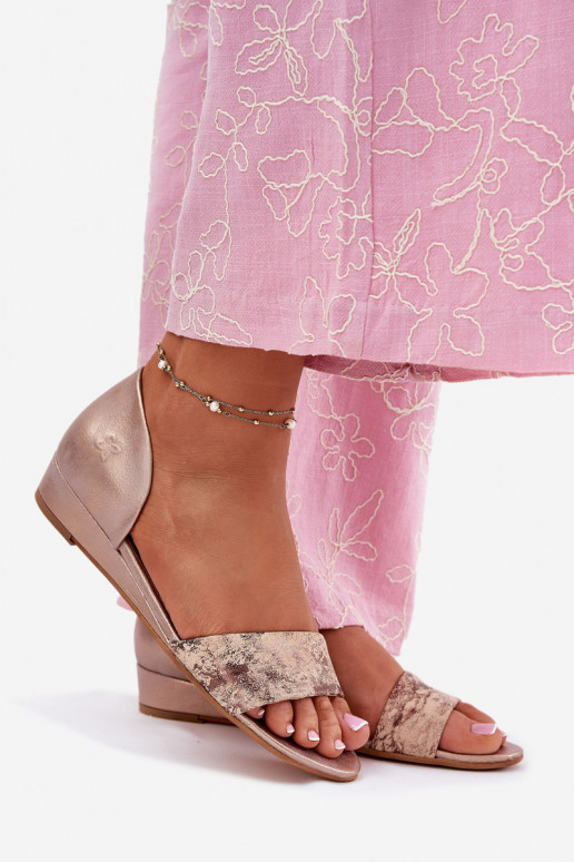 Moteriškos basutės Tai turiciejka 01971-71 aukso spalvos Moteriškos basutės Tai turiciejka 01971-71 aukso spalvos