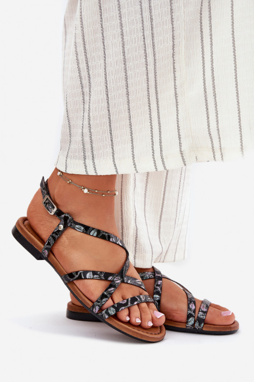 lygiapadžiai Moteriškos basutės Moteriškas Tai turiciejka 06635-05 juodos spalvos lygiapadžiai Moteriškos basutės Moteriškas Tai turiciejka 06635-05 juodos spalvos