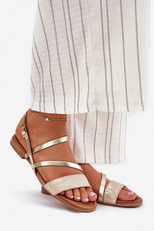 Moteriškos basutės Moteriškas su plačiais kulniukais Tai turiciejka 06966-25 aukso spalvos Moteriškos basutės Moteriškas su plačiais kulniukais Tai turiciejka 06966-25 aukso spalvos