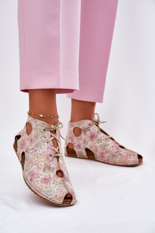 Raštuotas Oda Aulinukai Tai turiciejka 03426-48 smėlio spalvos Raštuotas Oda Aulinukai Tai turiciejka 03426-48 smėlio spalvos