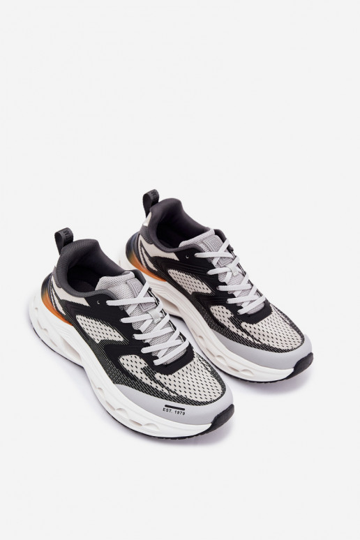 sportiniai bateliai Vyriški su platforma Big Star RR174023 Hi-Poly System pilkos spalvos