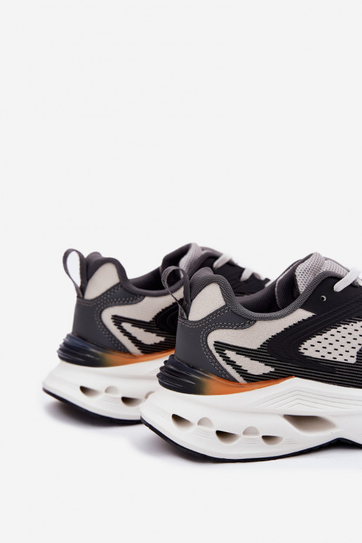 sportiniai bateliai Vyriški su platforma Big Star RR174023 Hi-Poly System pilkos spalvos