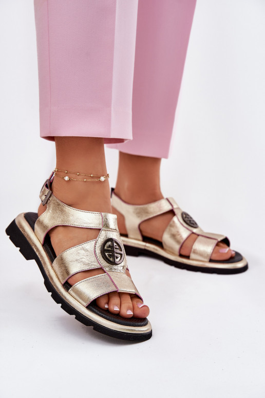 Moteriškos basutės Moteriškas su lako efektu Su puošniais Detalem Artiker 56C0689 aukso spalvos Moteriškos basutės Moteriškas su lako efektu Su puošniais Detalem Artiker 56C0689 aukso spalvos