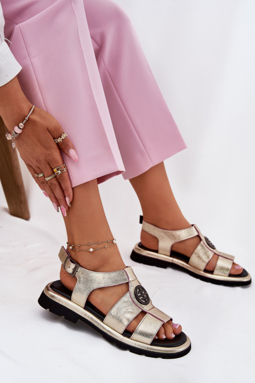 Moteriškos basutės Moteriškas su lako efektu Su puošniais Detalem Artiker 56C0689 aukso spalvos Moteriškos basutės Moteriškas su lako efektu Su puošniais Detalem Artiker 56C0689 aukso spalvos