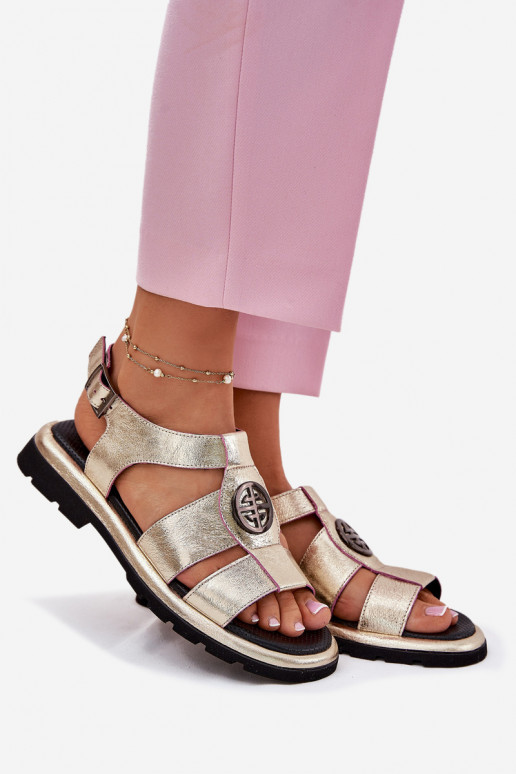 Moteriškos basutės Moteriškas su lako efektu Su puošniais Detalem Artiker 56C0689 aukso spalvos Moteriškos basutės Moteriškas su lako efektu Su puošniais Detalem Artiker 56C0689 aukso spalvos