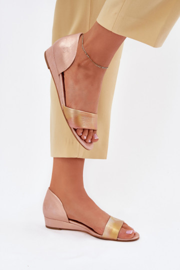 Moteriškos basutės Tai turiciejka 01971-72 rausvo aukso spalvos