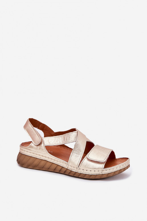 Moteriškos basutės Moteriškas su lipniais užsegimais Tai turiciejka L6848-25 aukso spalvos Moteriškos basutės Moteriškas su lipniais užsegimais Tai turiciejka L6848-25 aukso spalvos