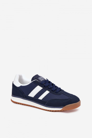 sportiniai bateliai Sneakers modelio batai Vyriški tamsiai mėlynos spalvos Sivara