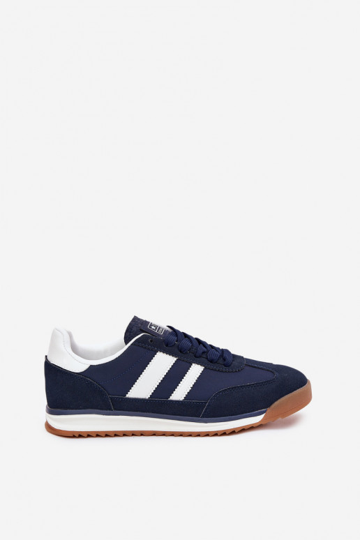 sportiniai bateliai Sneakers modelio batai Vyriški tamsiai mėlynos spalvos Sivara