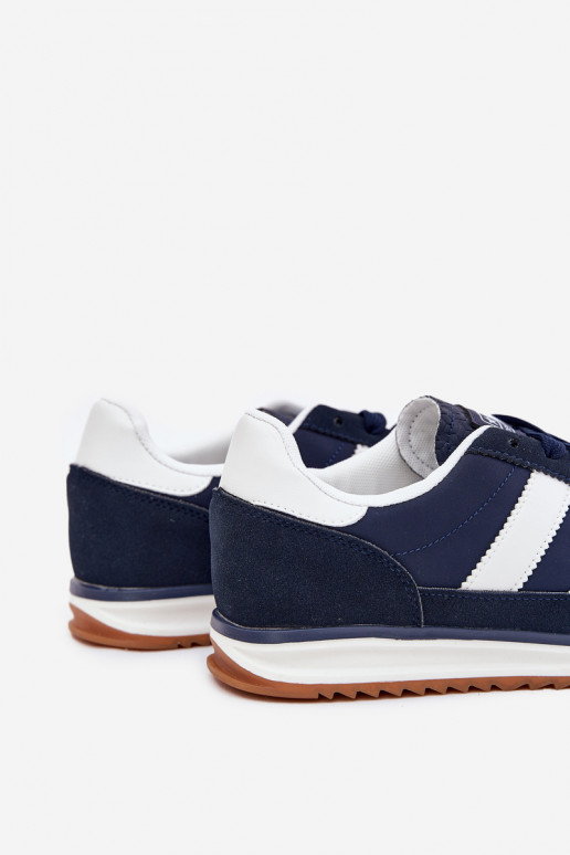 sportiniai bateliai Sneakers modelio batai Vyriški tamsiai mėlynos spalvos Sivara