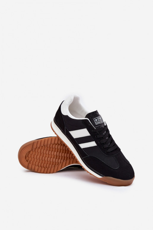 sportiniai bateliai Sneakers modelio batai Vyriški juodos spalvos Sivara