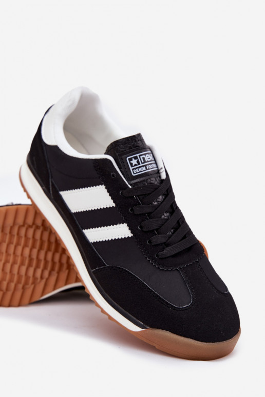 sportiniai bateliai Sneakers modelio batai Vyriški juodos spalvos Sivara