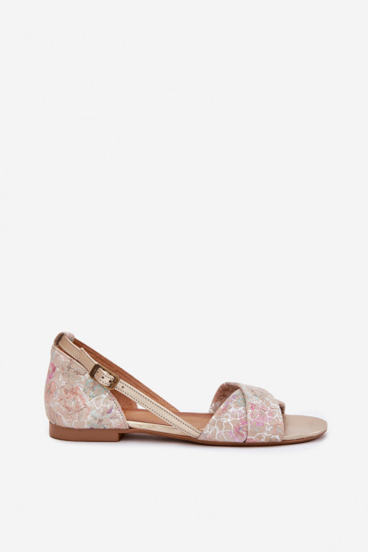 Moteriškos basutės lygiapadžiai Tai turiciejka 04614-22 smėlio spalvos Moteriškos basutės lygiapadžiai Tai turiciejka 04614-22 smėlio spalvos