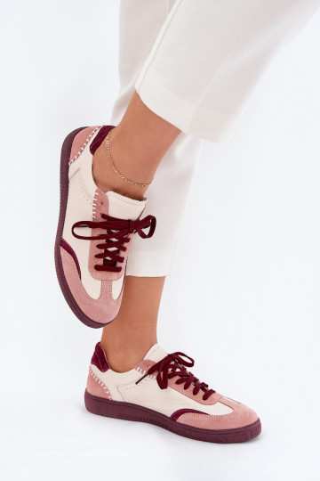 Oda Sneakers modelio batai Moteriškas Zazoo N1202 rožinės spalvos