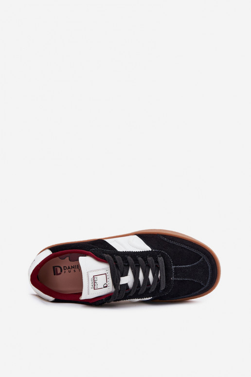 iš zomšos Sneakers modelio batai Moteriškas Daniel Lopez Just Dare SS2D4021 juodos spalvos iš zomšos Sneakers modelio batai Moteriškas Daniel Lopez Just Dare SS2D4021 juodos spalvos