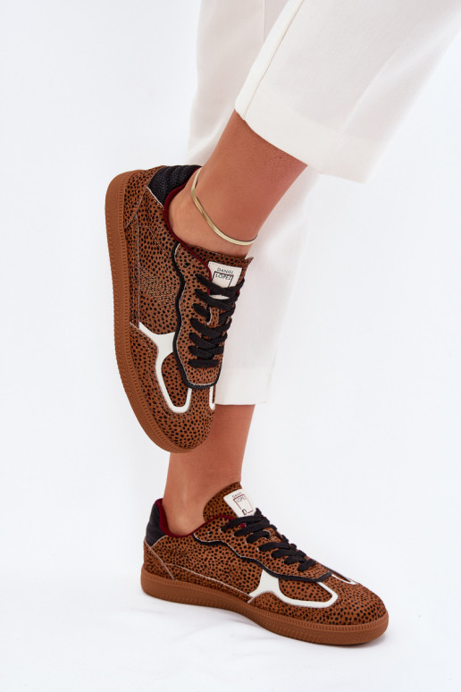 Sneakers modelio batai Moteriškas Daniel Lopez Just Dare SS2D4016 rudos spalvos Sneakers modelio batai Moteriškas Daniel Lopez Just Dare SS2D4016 rudos spalvos