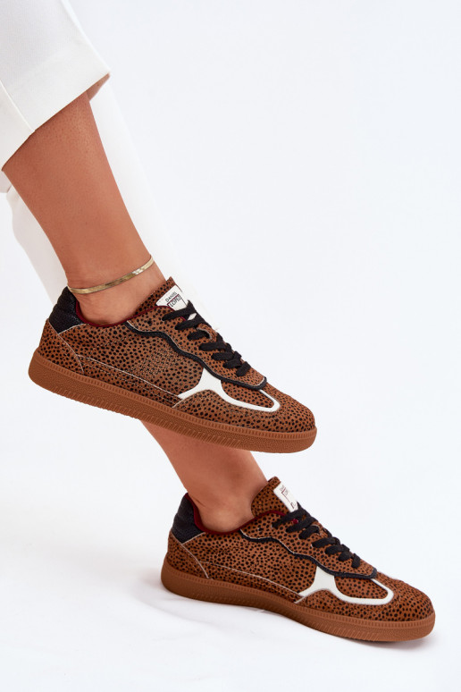 Sneakers modelio batai Moteriškas Daniel Lopez Just Dare SS2D4016 rudos spalvos Sneakers modelio batai Moteriškas Daniel Lopez Just Dare SS2D4016 rudos spalvos