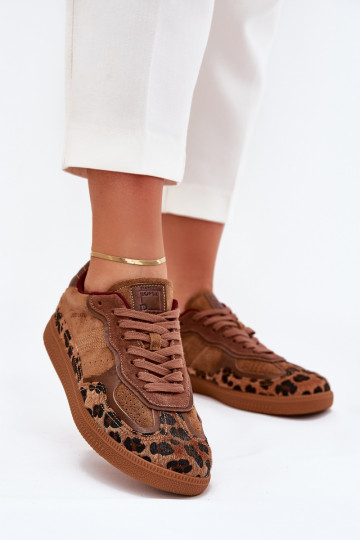 Sneakers modelio batai Moteriškas Daniel Lopez Just Dare SS2D4017 su leopardo kailio raštais 2