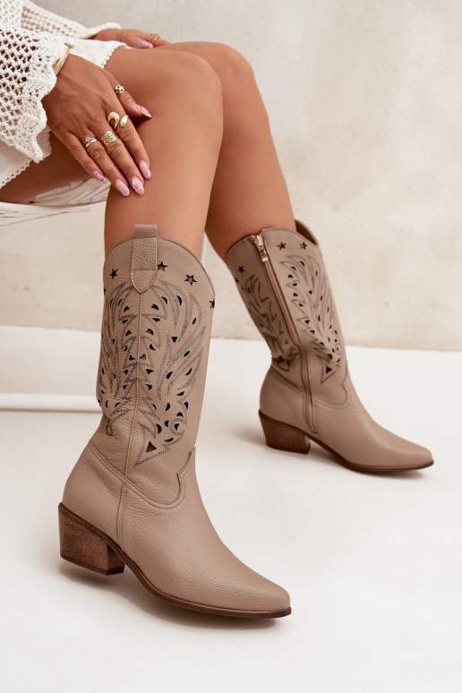 Oda ilgaauliai bataisuAżuroĮą CholeĮką Zazoo 3714 smėlio spalvos