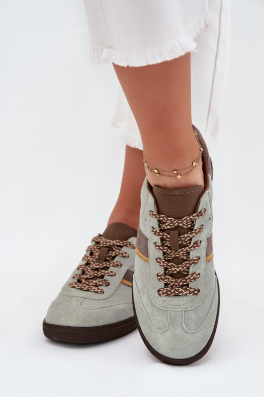 iš zomšos Žemas Sneakers modelio batai Moteriškas Big Star SS274678 HI-POLY SYSTEM mėtinės spalvos iš zomšos Žemas Sneakers modelio batai Moteriškas Big Star SS274678 HI-POLY SYSTEM mėtinės spalvos