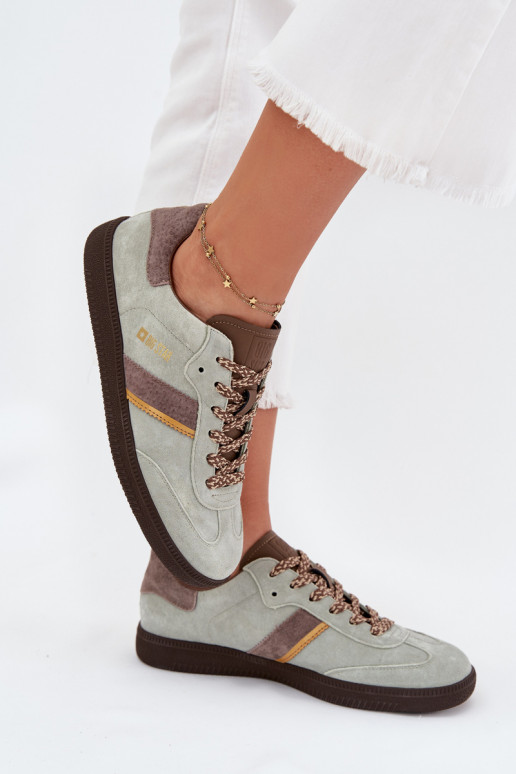 iš zomšos Žemas Sneakers modelio batai Moteriškas Big Star SS274678 HI-POLY SYSTEM mėtinės spalvos iš zomšos Žemas Sneakers modelio batai Moteriškas Big Star SS274678 HI-POLY SYSTEM mėtinės spalvos