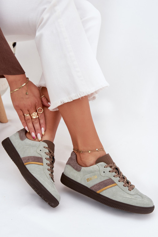 iš zomšos Žemas Sneakers modelio batai Moteriškas Big Star SS274678 HI-POLY SYSTEM mėtinės spalvos iš zomšos Žemas Sneakers modelio batai Moteriškas Big Star SS274678 HI-POLY SYSTEM mėtinės spalvos