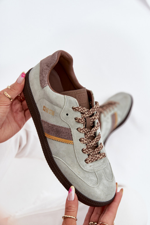 iš zomšos Žemas Sneakers modelio batai Moteriškas Big Star SS274678 HI-POLY SYSTEM mėtinės spalvos iš zomšos Žemas Sneakers modelio batai Moteriškas Big Star SS274678 HI-POLY SYSTEM mėtinės spalvos