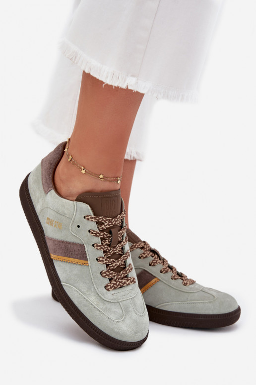 iš zomšos Žemas Sneakers modelio batai Moteriškas Big Star SS274678 HI-POLY SYSTEM mėtinės spalvos iš zomšos Žemas Sneakers modelio batai Moteriškas Big Star SS274678 HI-POLY SYSTEM mėtinės spalvos