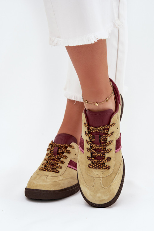 iš zomšos Žemas Sneakers modelio batai Moteriškas Big Star SS274680 HI-POLY SYSTEM Kalkės iš zomšos Žemas Sneakers modelio batai Moteriškas Big Star SS274680 HI-POLY SYSTEM Kalkės