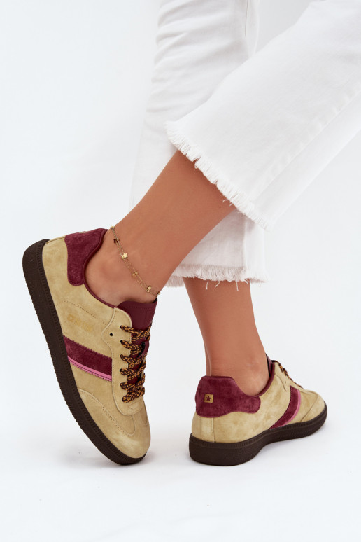 iš zomšos Žemas Sneakers modelio batai Moteriškas Big Star SS274680 HI-POLY SYSTEM Kalkės iš zomšos Žemas Sneakers modelio batai Moteriškas Big Star SS274680 HI-POLY SYSTEM Kalkės