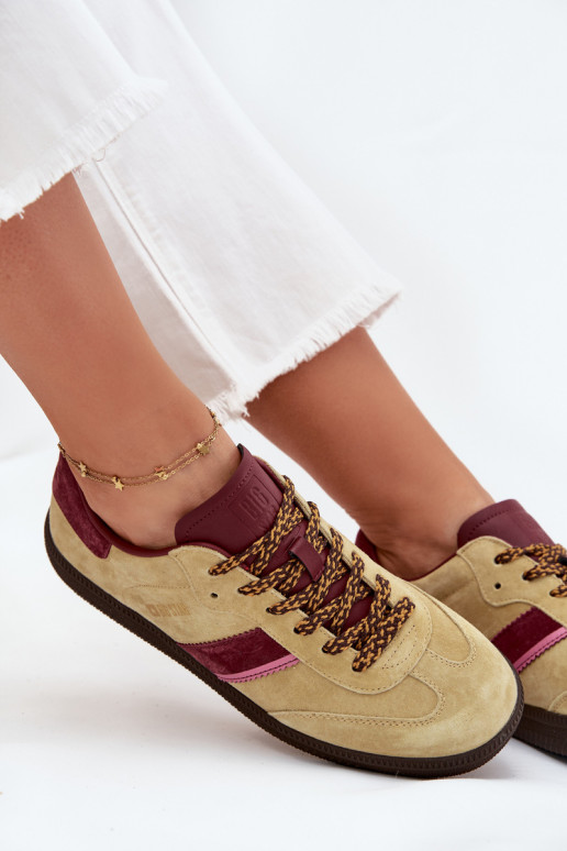 iš zomšos Žemas Sneakers modelio batai Moteriškas Big Star SS274680 HI-POLY SYSTEM Kalkės iš zomšos Žemas Sneakers modelio batai Moteriškas Big Star SS274680 HI-POLY SYSTEM Kalkės