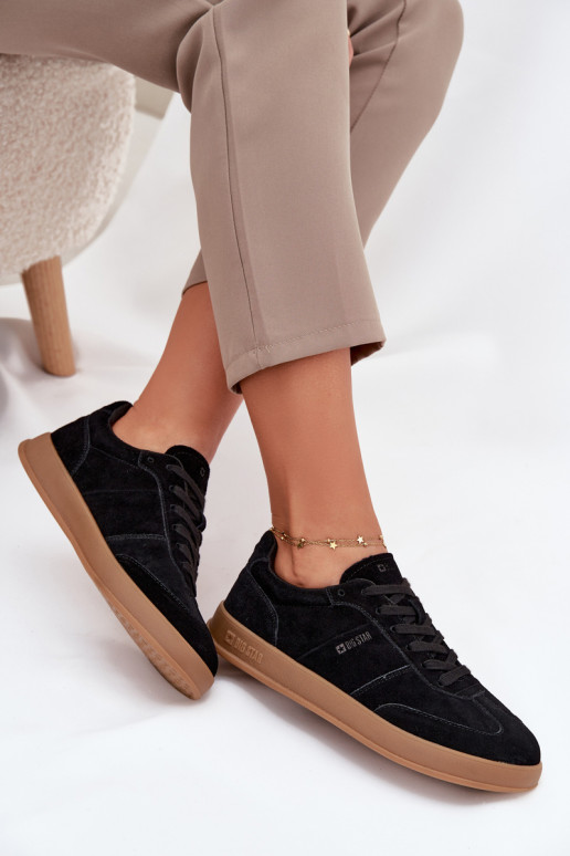 iš zomšos Sneakers modelio batai Moteriškas Big Star SS274673 HI-POLY SYSTEM juodos spalvos iš zomšos Sneakers modelio batai Moteriškas Big Star SS274673 HI-POLY SYSTEM juodos spalvos