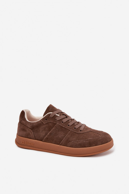 iš zomšos Sneakers modelio batai Moteriškas Big Star SS274676 HI-POLY SYSTEM rudos spalvos iš zomšos Sneakers modelio batai Moteriškas Big Star SS274676 HI-POLY SYSTEM rudos spalvos