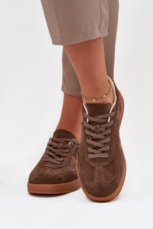 iš zomšos Sneakers modelio batai Moteriškas Big Star SS274676 HI-POLY SYSTEM rudos spalvos iš zomšos Sneakers modelio batai Moteriškas Big Star SS274676 HI-POLY SYSTEM rudos spalvos