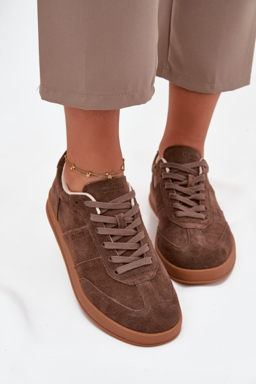 iš zomšos Sneakers modelio batai Moteriškas Big Star SS274676 HI-POLY SYSTEM rudos spalvos iš zomšos Sneakers modelio batai Moteriškas Big Star SS274676 HI-POLY SYSTEM rudos spalvos