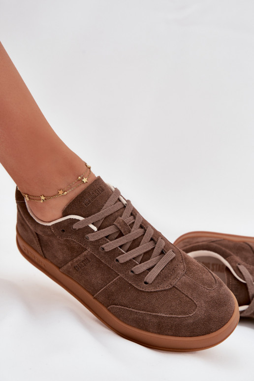 iš zomšos Sneakers modelio batai Moteriškas Big Star SS274676 HI-POLY SYSTEM rudos spalvos iš zomšos Sneakers modelio batai Moteriškas Big Star SS274676 HI-POLY SYSTEM rudos spalvos