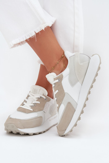 Oda Sneakers modelio batai Moteriškas Big Star OO274563 Hi-Poly System baltos spalvos 2