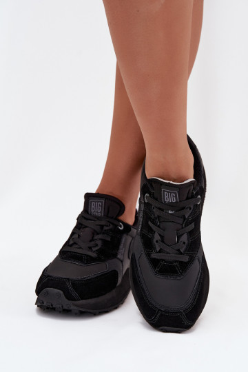 Oda Sneakers modelio batai Moteriškas Big Star OO274562 Hi-Poly System juodos spalvos 2
