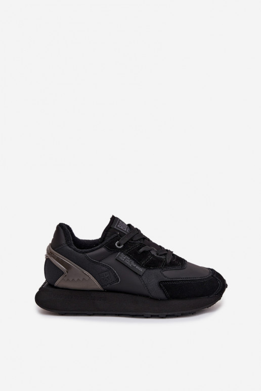 Oda Sneakers modelio batai Moteriškas Big Star OO274562 Hi-Poly System juodos spalvos Oda Sneakers modelio batai Moteriškas Big Star OO274562 Hi-Poly System juodos spalvos