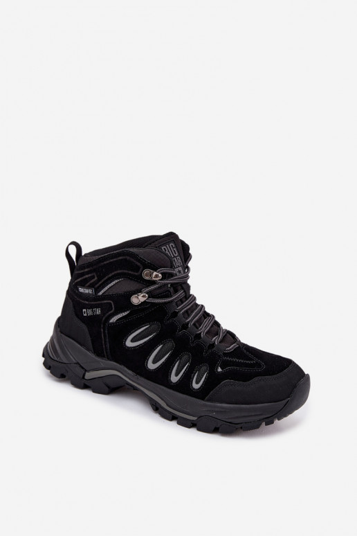 Oda žygio batai Vyriški Big Star OO17433 HI-POLY SYSTEM juodos spalvos Oda žygio batai Vyriški Big Star OO17433 HI-POLY SYSTEM juodos spalvos