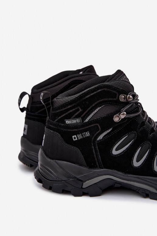 Oda žygio batai Vyriški Big Star OO17433 HI-POLY SYSTEM juodos spalvos Oda žygio batai Vyriški Big Star OO17433 HI-POLY SYSTEM juodos spalvos