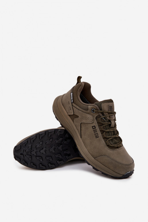 sportiniai bateliai Trekas Vyriški Big Star OO174367 HI-POLY SYSTEM chaki spalvos