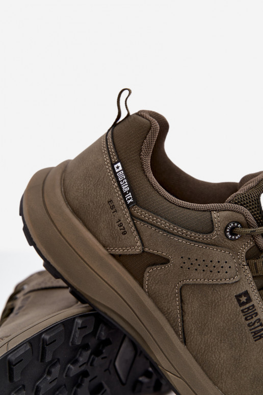 sportiniai bateliai Trekas Vyriški Big Star OO174367 HI-POLY SYSTEM chaki spalvos