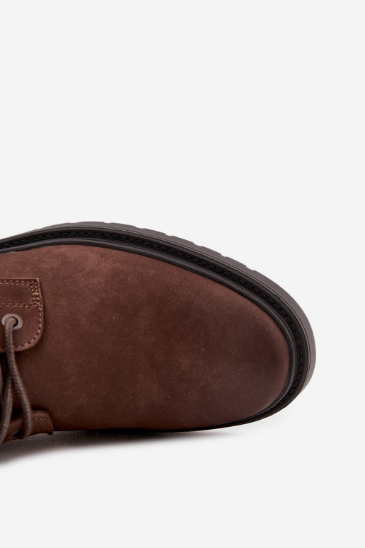 Oda pašiltinti Aulinukai Vyriški Į Pilį Big Star OO174149 CzekoladoĮe Oda pašiltinti Aulinukai Vyriški Į Pilį Big Star OO174149 CzekoladoĮe