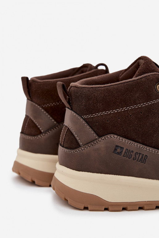 iš zomšos žygio batai Vyriški Big Star SS174263 rudos spalvos iš zomšos žygio batai Vyriški Big Star SS174263 rudos spalvos