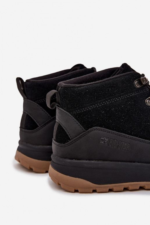 iš zomšos žygio batai Vyriški Big Star SS174265 juodos spalvos iš zomšos žygio batai Vyriški Big Star SS174265 juodos spalvos