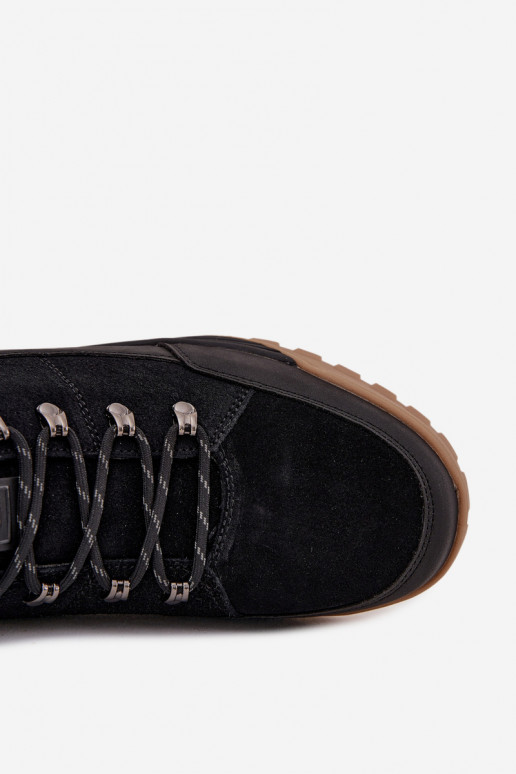 iš zomšos žygio batai Vyriški Big Star SS174265 juodos spalvos iš zomšos žygio batai Vyriški Big Star SS174265 juodos spalvos