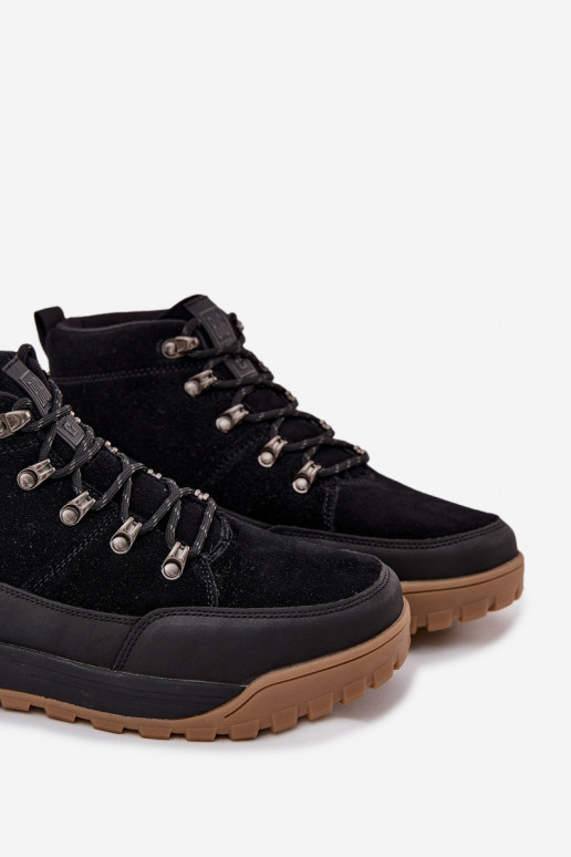 iš zomšos žygio batai Vyriški Big Star SS174265 juodos spalvos iš zomšos žygio batai Vyriški Big Star SS174265 juodos spalvos