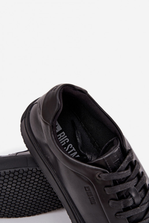 Oda laisvalaikio batai Sneakers modelio batai Vyriški Big Star SS174121 juodos spalvos